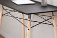 Jaspeni Black/Natural Home Office Desk - H020-10 - Vega Furniture