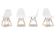 Jaspeni White/Natural Dining Chair, Set of 4 - D200-02 - Vega Furniture