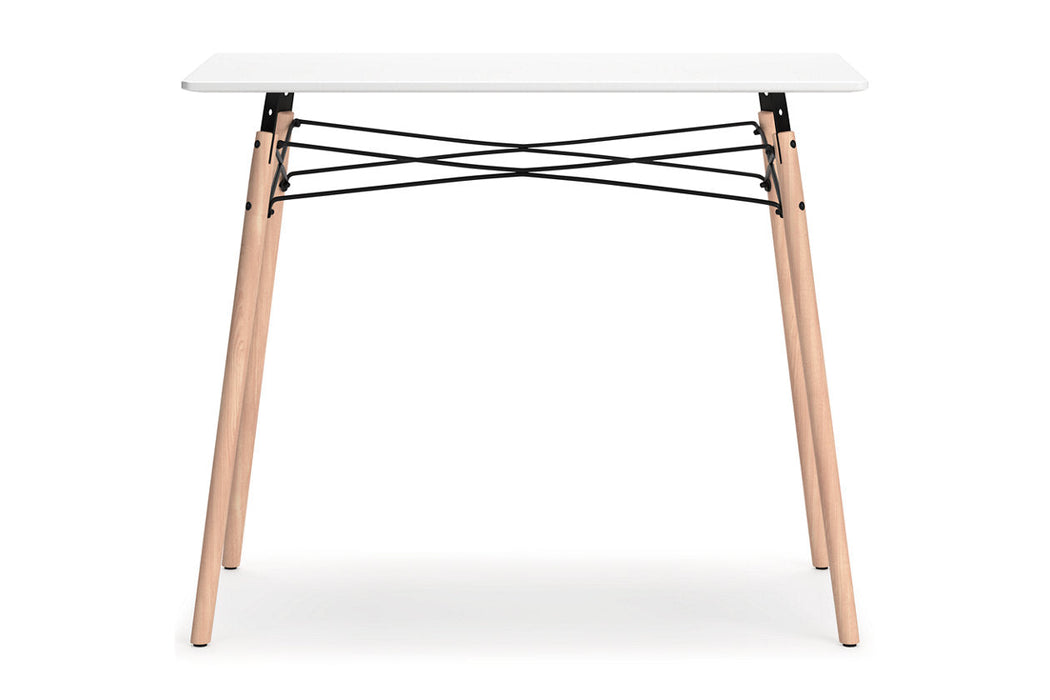 Jaspeni White/Natural Home Office Desk - H020-110 - Vega Furniture