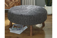 Jassmyn Charcoal Oversized Accent Ottoman - A3000216 - Vega Furniture