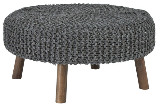 Jassmyn Charcoal Oversized Accent Ottoman - A3000216 - Vega Furniture