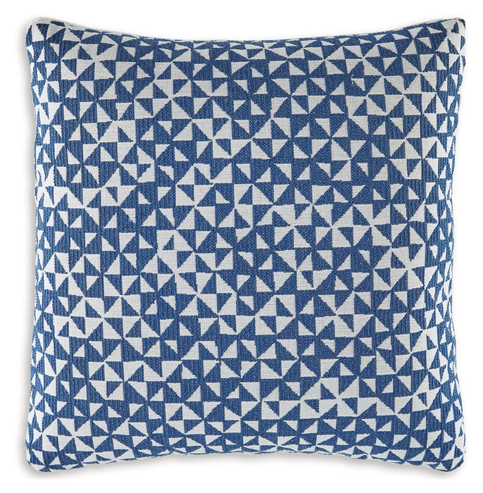 Jaycott Next-Gen Nuvella Blue/White Pillow (Set of 4) - A1900001 - Vega Furniture