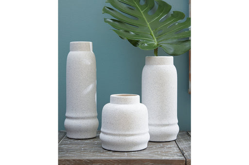 Jayden White Vase, Set of 3 - A2000428 - Vega Furniture