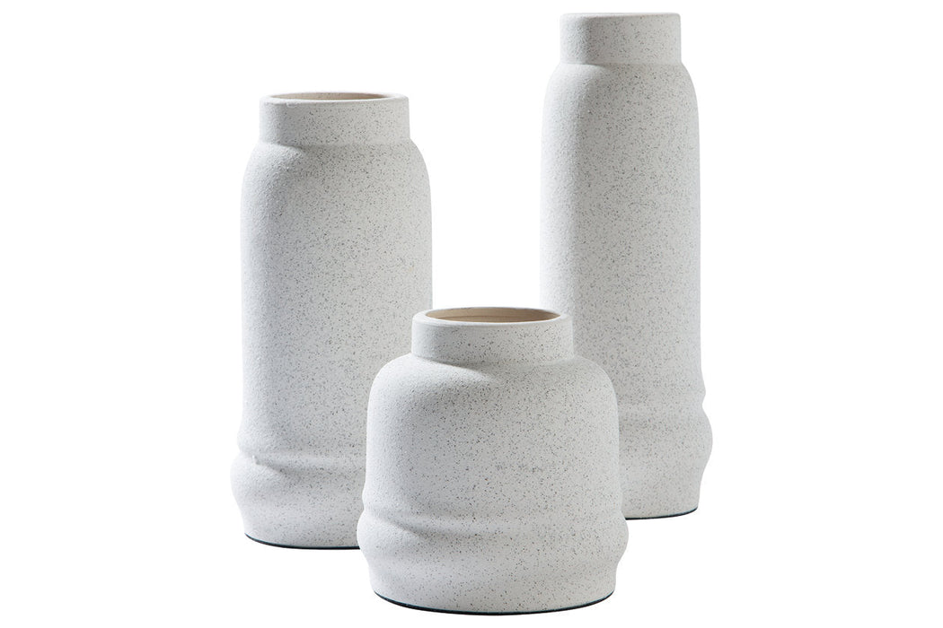 Jayden White Vase, Set of 3 - A2000428 - Vega Furniture