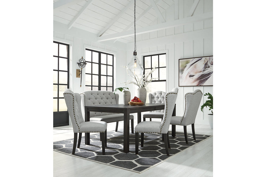 Jeanette Black Dining Table - D702-25 - Vega Furniture