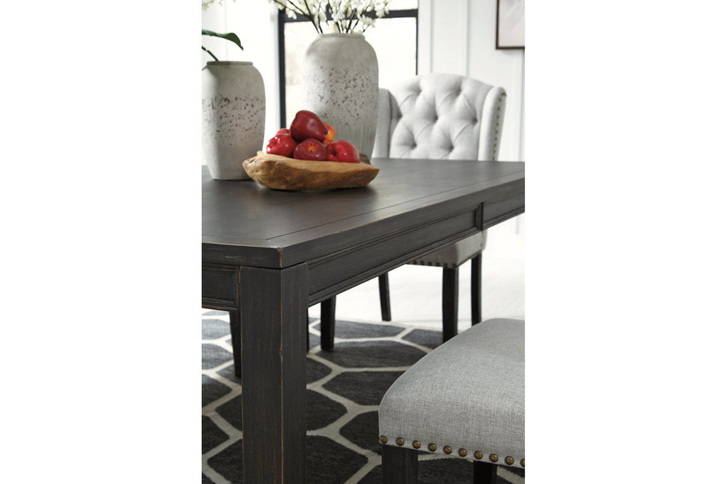 Jeanette Black Dining Table - D702-25 - Vega Furniture