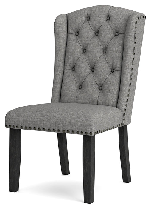 Jeanette Gray Dining Chair, Set of 2 - D702-02 - Vega Furniture