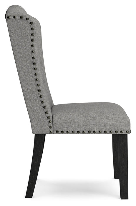 Jeanette Gray Dining Chair, Set of 2 - D702-02 - Vega Furniture