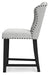 Jeanette Linen Counter Height Barstool, Set of 2 - D702-124 - Vega Furniture