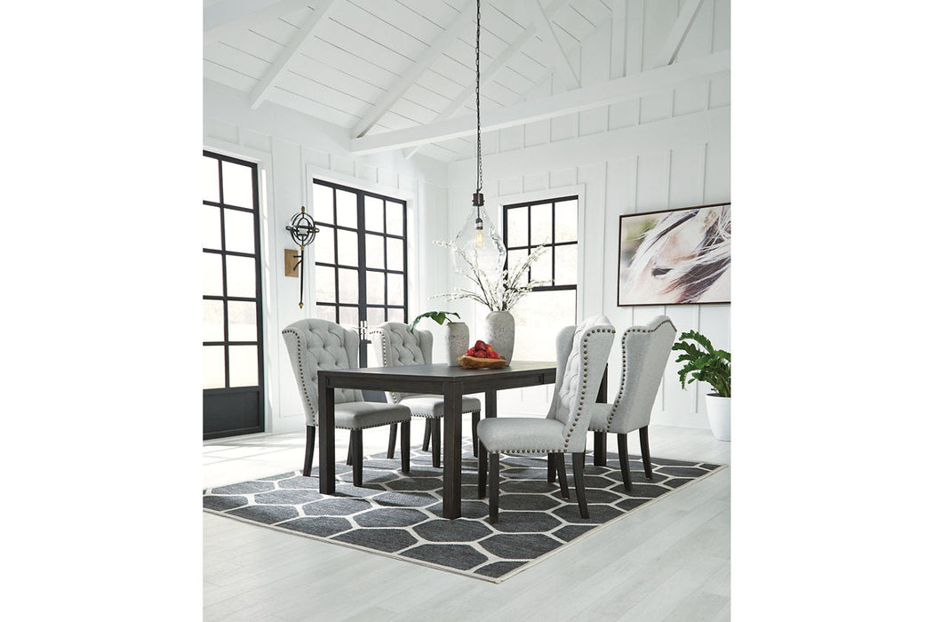 Jeanette Linen Dining Chair, Set of 2 - D702-01 - Vega Furniture