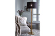 Jenton Antique Brass Finish Floor Lamp - L208311 - Vega Furniture