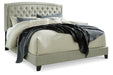 Jerary Gray Queen Upholstered Bed - B090-781 - Vega Furniture