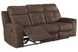 Jesolo Coffee Reclining Sofa - 8670488 - Vega Furniture