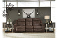 Jesolo Coffee Reclining Sofa - 8670488 - Vega Furniture