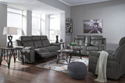 Jesolo Dark Gray Reclining Living Room Set - SET | 8670588 | 8670594 - Vega Furniture