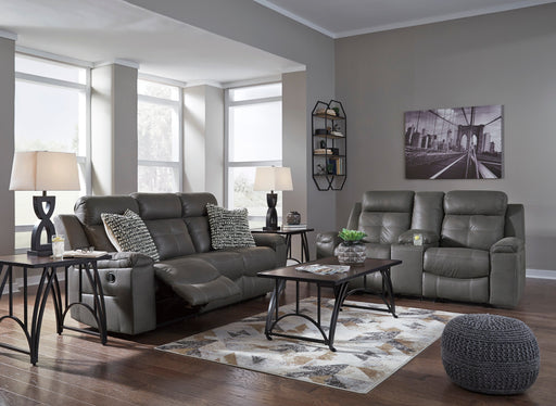 Jesolo Dark Gray Reclining Living Room Set - SET | 8670588 | 8670594 - Vega Furniture