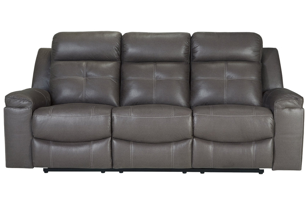Jesolo Dark Gray Reclining Sofa - 8670588 - Vega Furniture