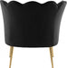 Jester Black Velvet Accent Chair - 516Black - Vega Furniture