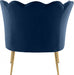 Jester Blue Velvet Accent Chair - 516Navy - Vega Furniture