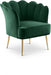 Jester Green Velvet Accent Chair - 516Green - Vega Furniture