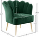 Jester Green Velvet Accent Chair - 516Green - Vega Furniture