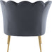 Jester Grey Velvet Accent Chair - 516Grey - Vega Furniture