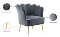 Jester Grey Velvet Accent Chair - 516Grey - Vega Furniture