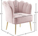 Jester Pink Velvet Accent Chair - 516Pink - Vega Furniture