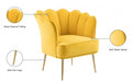 Jester Yellow Velvet Accent Chair - 516Yellow - Vega Furniture