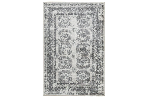 Jirou Cream/Gray 5' x 7'6" Rug - R402632 - Vega Furniture