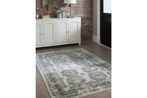 Jirou Cream/Gray 7'10" x 9'10" Rug - R402631 - Vega Furniture