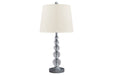 Joaquin Clear/Silver Finish Table Lamp, Set of 2 - L428084 - Vega Furniture