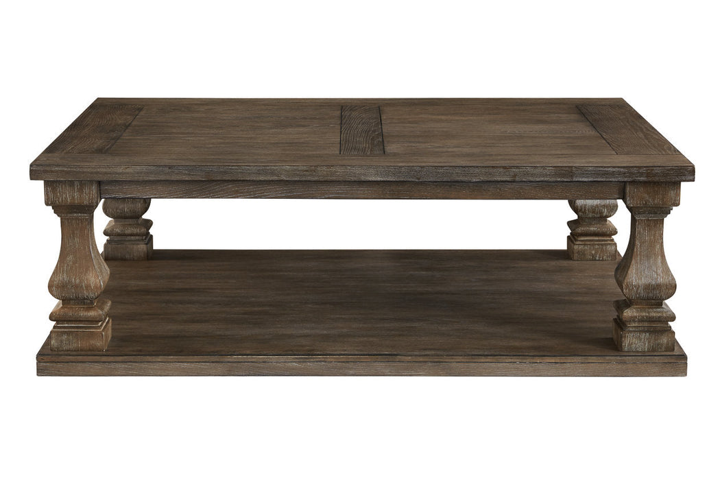 Johnelle Gray Coffee Table - T776-1 - Vega Furniture