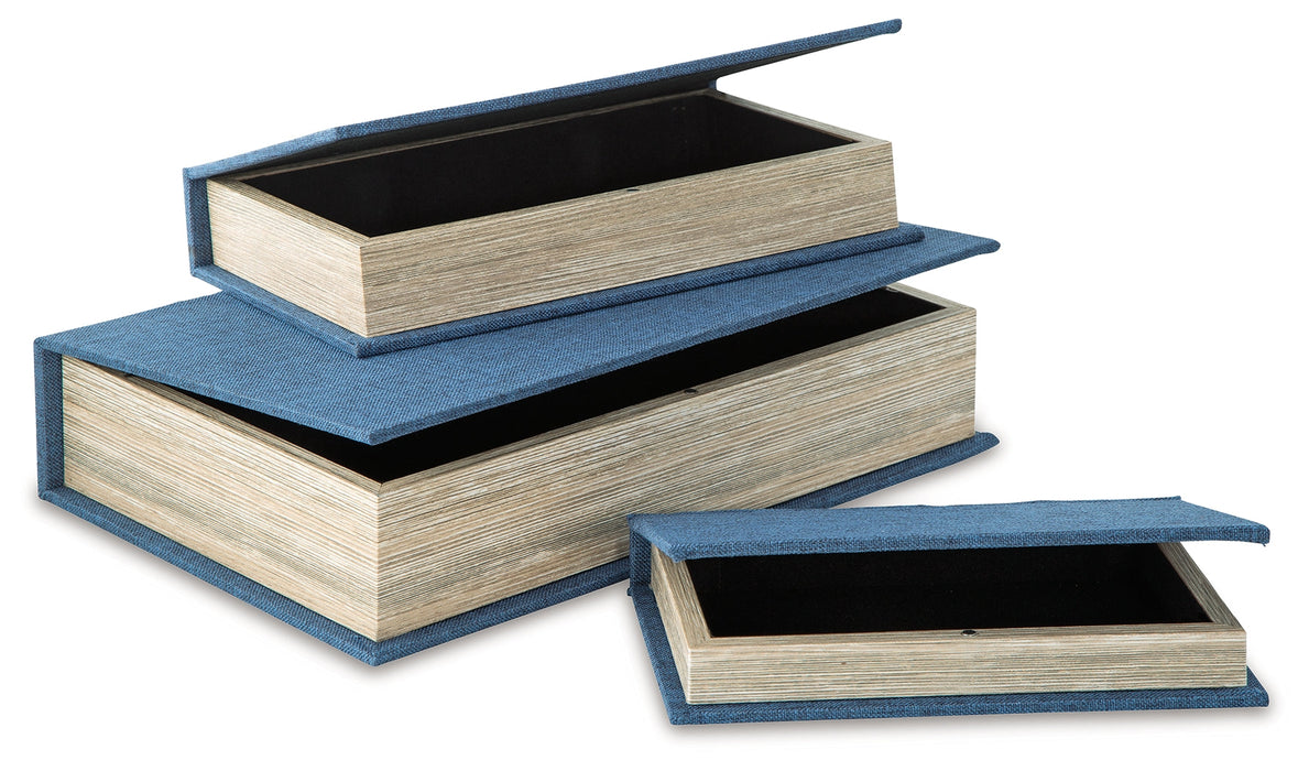 Jolina Blue Box Set (set of 3) - A2000617 - Vega Furniture