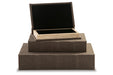 Jolina Brown Box, Set of 3 - A2000488 - Vega Furniture