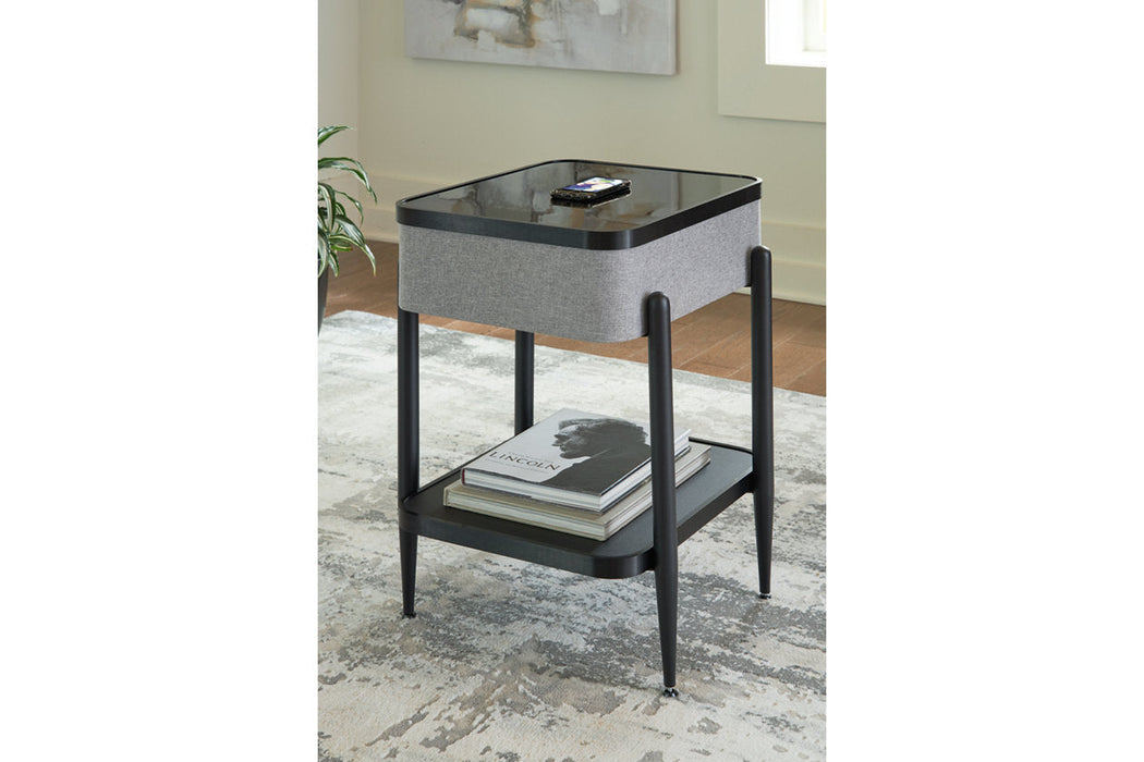 Jorvalee Gray/Black Accent Table - A4000550 - Vega Furniture