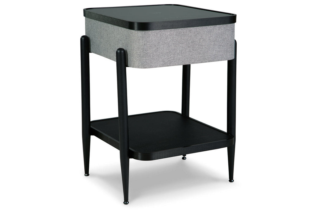 Jorvalee Gray/Black Accent Table - A4000550 - Vega Furniture