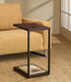 Jose Brown Rectangular Accent Table with Bottom Shelf - 901007 - Vega Furniture