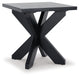 JOSHYARD Black End Table - T461-2 - Vega Furniture