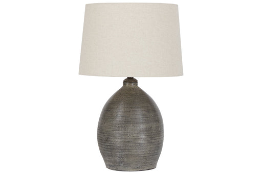 Joyelle Gray Table Lamp - L100744 - Vega Furniture