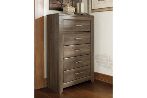 Juararo Dark Brown Chest of Drawers - B251-46 - Vega Furniture