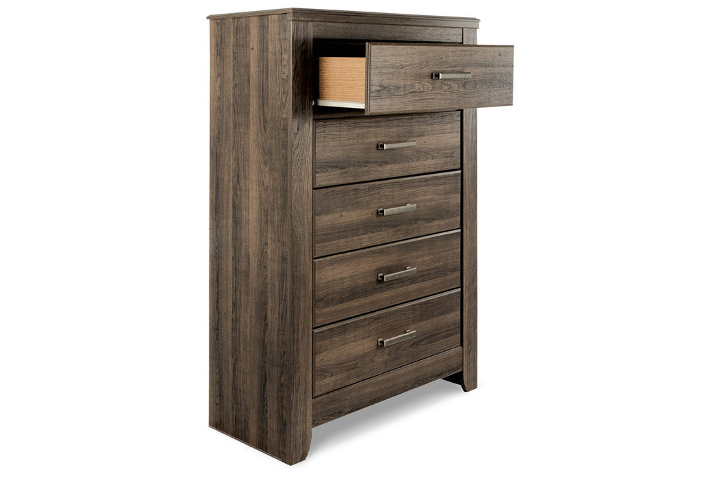 Juararo Dark Brown Chest of Drawers - B251-46 - Vega Furniture