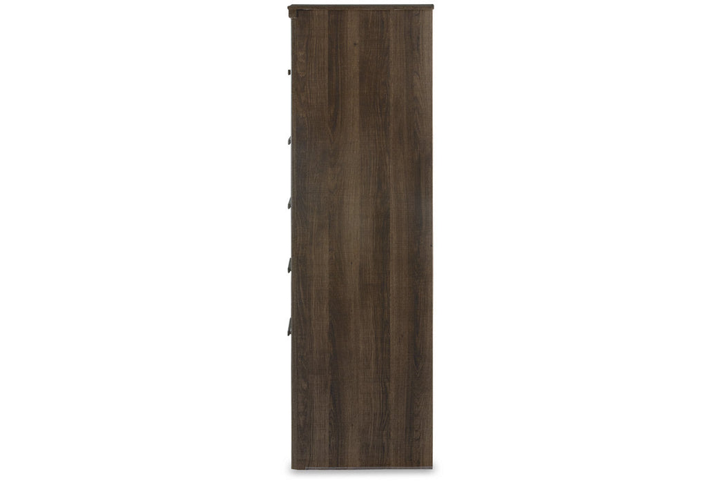 Juararo Dark Brown Chest of Drawers - B251-46 - Vega Furniture