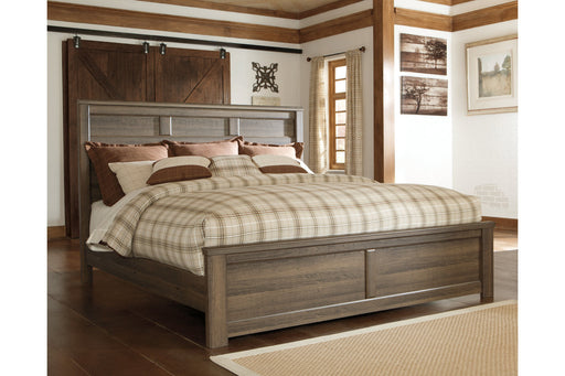 Juararo Dark Brown King Panel Bed - SET | B251-56 | B251-58 | B251-99 - Vega Furniture