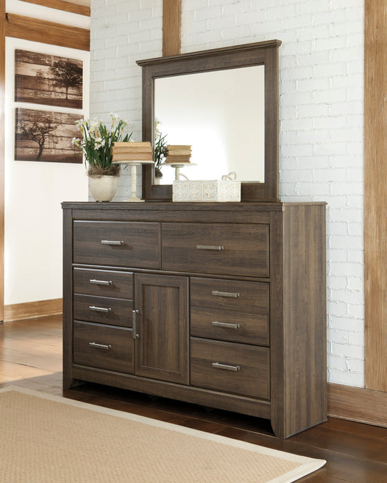 Juararo Dark Brown Poster Bedroom Set - SET | B251-64 | B251-67 | B251-98 | B251-31 | B251-92 - Vega Furniture