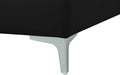 Julia Black Velvet Modular Corner Chair - 605Black-Corner - Vega Furniture