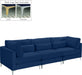 Julia Blue Velvet Modular 108" Sofa - 605Navy-S108 - Vega Furniture