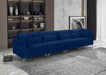 Julia Blue Velvet Modular 142" Sofa - 605Navy-S142 - Vega Furniture