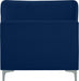 Julia Blue Velvet Modular Armless Chair - 605Navy-Armless - Vega Furniture