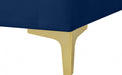 Julia Blue Velvet Modular Corner Chair - 605Navy-Corner - Vega Furniture